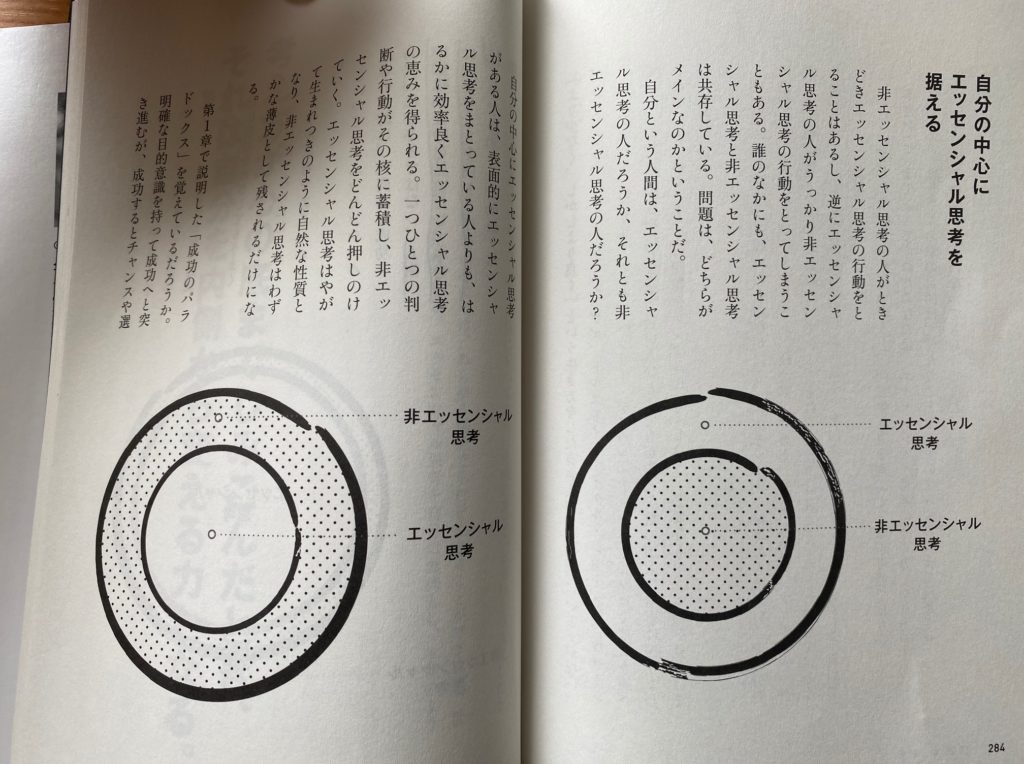 自分の中心にエッセンシャル思考を据える